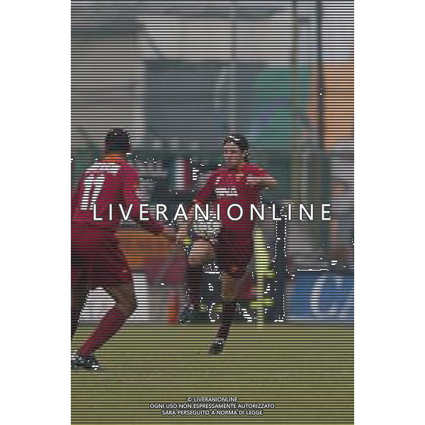 07-04-2002 VENEZIA-CAMPIONATO DI CALCIO SERIE A VENEZIA -ROMA 2-2 NELLA FOTO VINCENT CANDELA AG ALDO LIVERANI SAS
