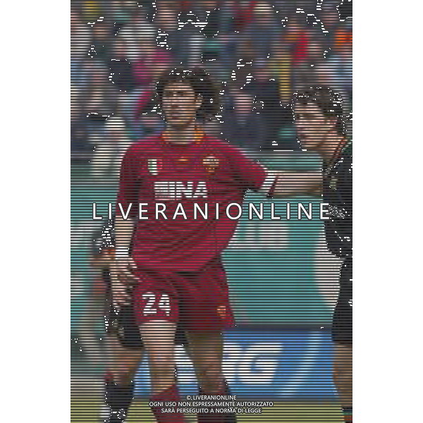 07-04-2002 VENEZIA-CAMPIONATO DI CALCIO SERIE A VENEZIA -ROMA 2-2 NELLA FOTO MARCO DELVECCHIO E PATRIZIO BALLELLO AG ALDO LIVERANI SAS