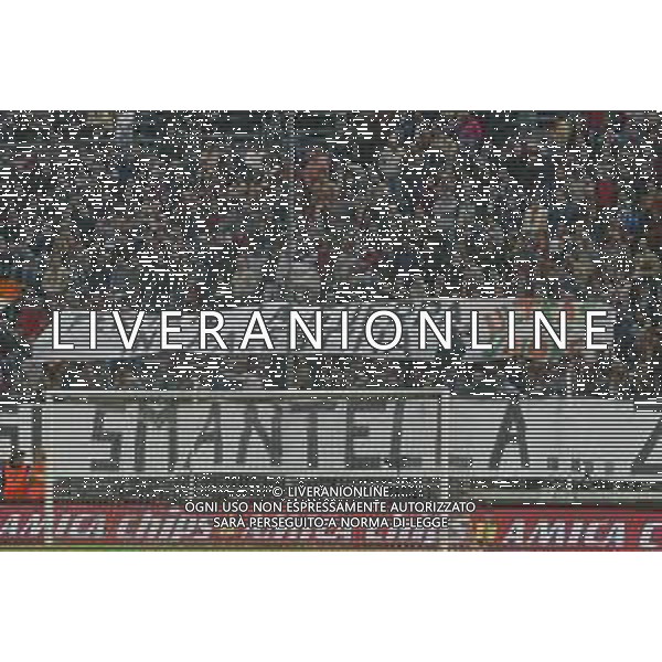 07-04-2002 VENEZIA-CAMPIONATO DI CALCIO SERIE A VENEZIA -ROMA 2-2 NELLA FOTO TIFOSI VENEZIA STRISCIONE PER FERMARE LA GUERRA IN PALESTINA AG ALDO LIVERANI SAS