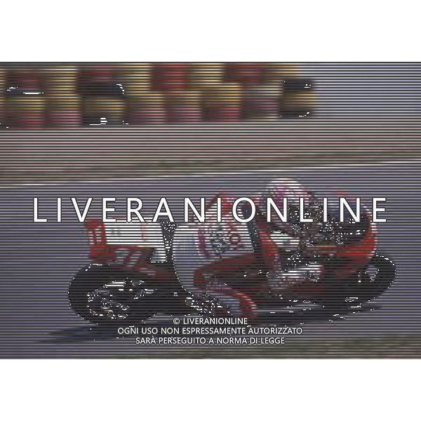 DIAP-RETROSPETTIVA TETSUYA HARADA MOTOCICLISMO NELLA FOTO TETSUYA HARADA NELL\'ANNO 1992 AG CONTROLUCE-AG ALDO LIVERANI SAS