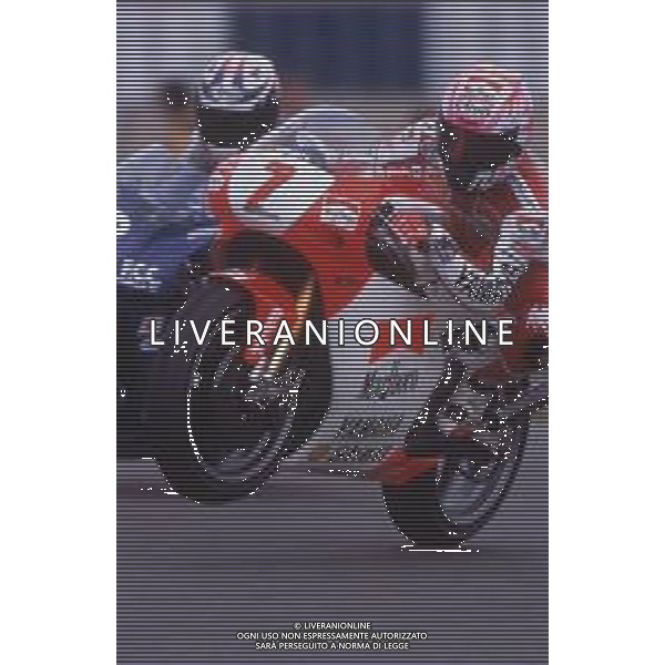 DIAP-RETROSPETTIVA TETSUYA HARADA MOTOCICLISMO NELLA FOTO TETSUYA HARADA NELL\'ANNO 1995 AG CONTROLUCE-AG ALDO LIVERANI SAS 