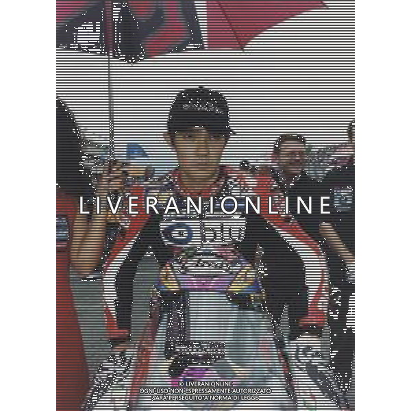 DIAP-RETROSPETTIVA TETSUYA HARADA MOTOCICLISMO NELLA FOTO TETSUYA HARADA NELL\'ANNO 2000 CON MOTO APRILIA 500 AG CONTROLUCE-AG ALDO LIVERANI SAS 