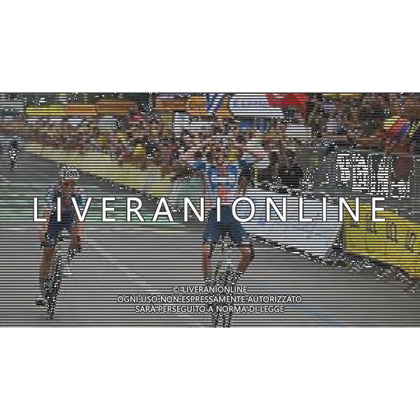 29-06-2024 Tour De France; Tappa 01 Firenze - Rimini; 2024, Dsm - Firmenich Postnl; Bardet, Romain; Van Den Broek, Frank; Rimini; ©SIROTTI / AGENZIA ALDO LIVERANI SAS