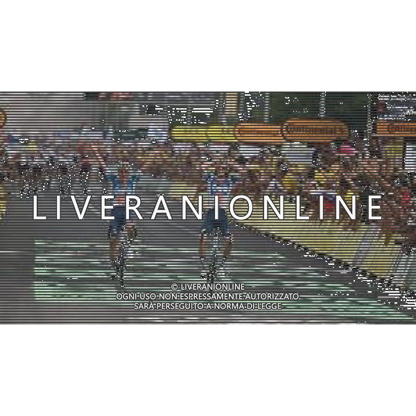 29-06-2024 Tour De France; Tappa 01 Firenze - Rimini; 2024, Dsm - Firmenich Postnl; Bardet, Romain; Van Den Broek, Frank; Rimini; ©SIROTTI / AGENZIA ALDO LIVERANI SAS