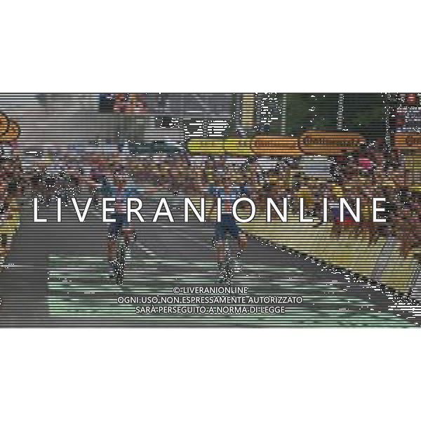 29-06-2024 Tour De France; Tappa 01 Firenze - Rimini; 2024, Dsm - Firmenich Postnl; Bardet, Romain; Van Den Broek, Frank; Rimini; ©SIROTTI / AGENZIA ALDO LIVERANI SAS
