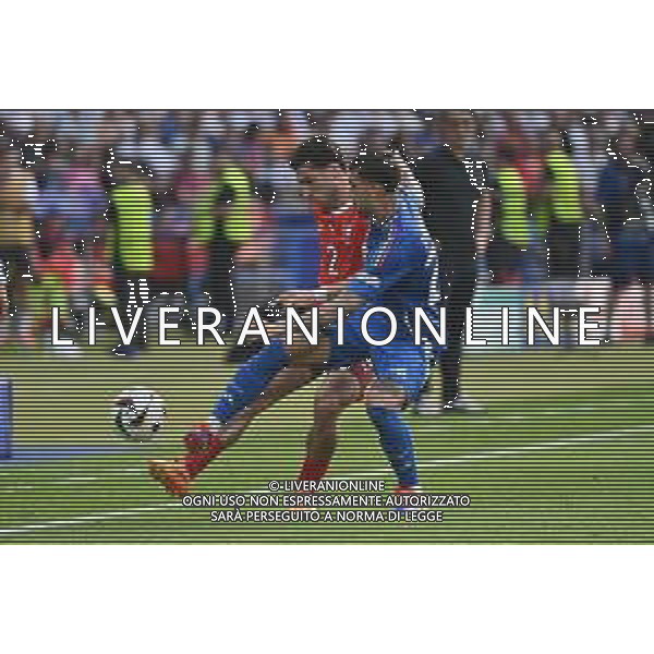 Svizzera vs Italia - UEFA EURO 2024 nella foto Leonidas Stergiou (Svizzera) e Mattia Zaccagni (Italia) Berlino (GER) 29-06-2024 Olympiastadion - Stadio Olimpico Campionato Europeo di Calcio - UEFA EURO 2024 ottavi di finale foto Roberto Garavaglia/Agenzia Aldo Liverani sas/ AGENZIA ALDO LIVERANI SAS