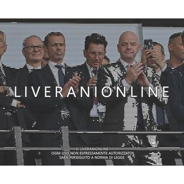 Svizzera vs Italia - UEFA EURO 2024 nella foto Aleksander Ceferin presidente UEFA SX e Gianni Infantino presidente FIFA DX Berlino (GER) 29-06-2024 Olympiastadion - Stadio Olimpico Campionato Europeo di Calcio - UEFA EURO 2024 ottavi di finale foto Roberto Garavaglia/Agenzia Aldo Liverani sas