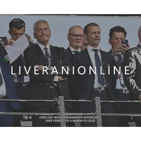 Svizzera vs Italia - UEFA EURO 2024 nella foto Gabriele Gravina presidente FIGC SX e Aleksander Ceferin presidente UEFA DX Berlino (GER) 29-06-2024 Olympiastadion - Stadio Olimpico Campionato Europeo di Calcio - UEFA EURO 2024 ottavi di finale foto Roberto Garavaglia/Agenzia Aldo Liverani sas
