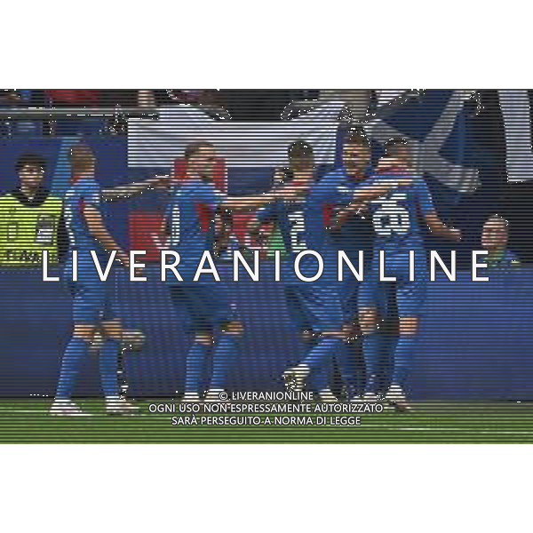 Inghilterra vs Slovacchia - UEFA EURO 2024 nella foto esultanza Slovacchia dopo il gol dell\'1 a 0 Gelsenkirchen (GER) 30-06-2024 Arena AufSchalke - Veltins-Arena Campionato Europeo di Calcio - UEFA EURO 2024 ottavi di finale foto Roberto Garavaglia/Agenzia Aldo Liverani sas