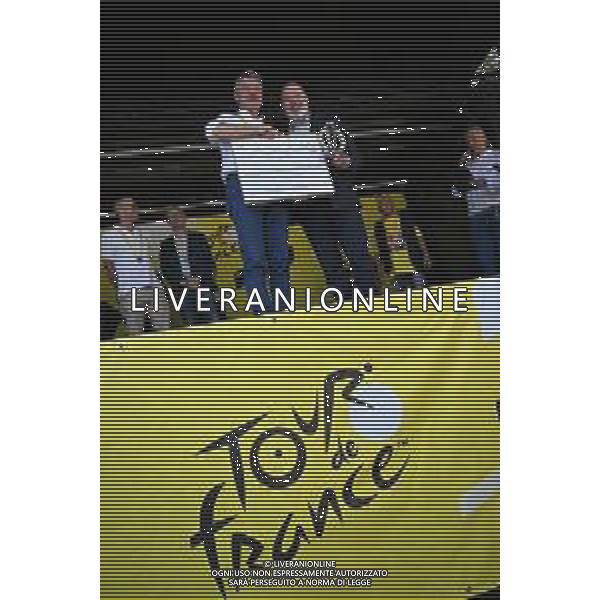 30-06-2024 Tour De France; Tappa 02 Cesenatico - Bologna; Thevenet, Bernard; Bonaccini, Stefano; Cesenatico; ©SIROTTI / AGENZIA ALDO LIVERANI SAS