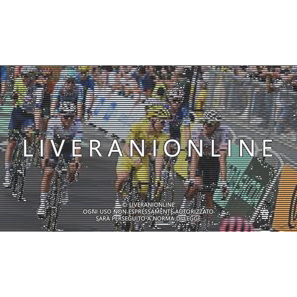 01-07-2024 Tour De France; Tappa 03 Piacenza - Torino; 2024, Uae Team Emirates; 2024, Soudal - Quick Step; Pogacar, Tadej; Evenepoel, Remco; Torino; ©SIROTTI / AGENZIA ALDO LIVERANI SAS