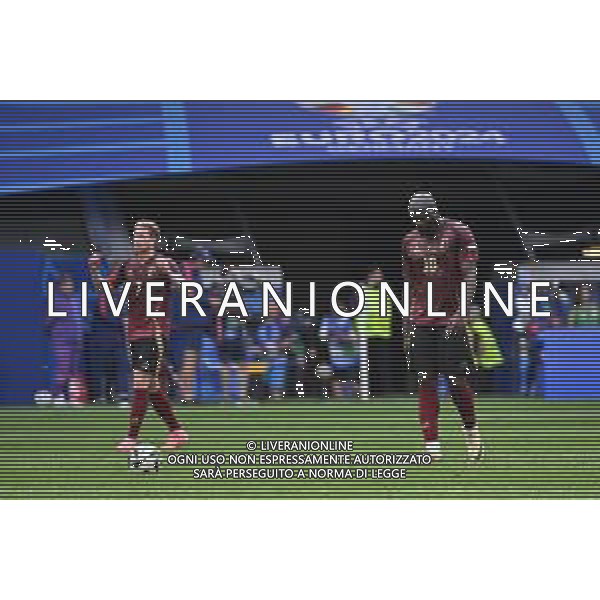 Francia vs Belgio - UEFA EURO 2024 nella foto delusione Kevin De Bruyne (Belgio) e Romelu Lukaku (Belgio) Dusseldorf (GER) 01-07-2024 Dusseldorf Arena - Merkur Spiel-Arena Campionato Europeo di Calcio - UEFA EURO 2024 ottavi di finale foto Roberto Garavaglia/Agenzia Aldo Liverani sas/ AGENZIA ALDO LIVERANI SAS