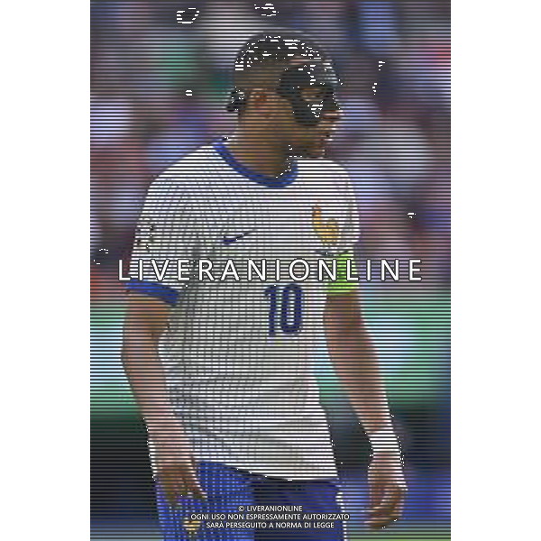 Francia vs Belgio - UEFA EURO 2024 nella foto Kylian Mbappè (Francia) Dusseldorf (GER) 01-07-2024 Dusseldorf Arena - Merkur Spiel-Arena Campionato Europeo di Calcio - UEFA EURO 2024 ottavi di finale foto Roberto Garavaglia/Agenzia Aldo Liverani sas