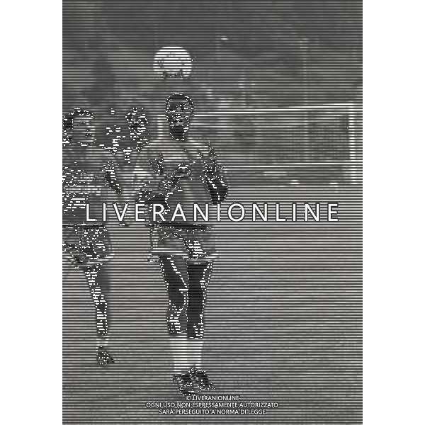 NEG- 1989 MEZZANO DI PRIMIERO RITIRO ESTIVO BARI CALCIO NELLA FOTO GERSON AG ALDO LIVERANI SAS