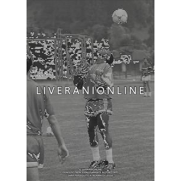 NEG- 1989 MEZZANO DI PRIMIERO RITIRO ESTIVO BARI CALCIO NELLA FOTO GERSON AG ALDO LIVERANI SAS