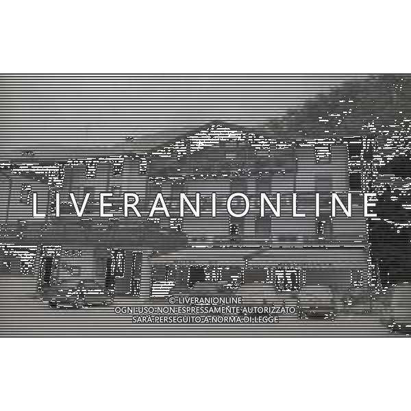 NEG- 1989 MEZZANO DI PRIMIERO RITIRO ESTIVO BARI CALCIO NELLA FOTO L\'HOTEL SALGETTI A MEZZANO RITIRO BARI CALCIO AG ALDO LIVERANI SAS