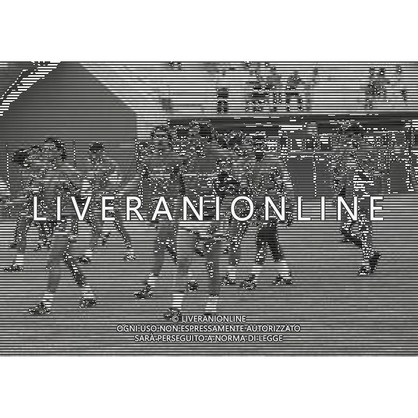 NEG- 1989 MEZZANO DI PRIMIERO RITIRO ESTIVO BARI CALCIO NELLA FOTO GAETANO SALVEMINI ALLENATORE BARI AG ALDO LIVERANI SAS 