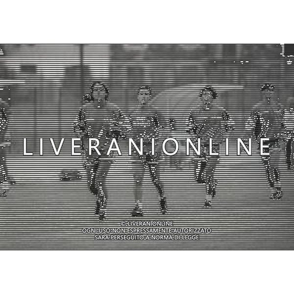 NEG- 1989 MEZZANO DI PRIMIERO RITIRO ESTIVO BARI CALCIO NELLA FOTO ANTONIO DI GENNARO AG ALDO LIVERANI SAS