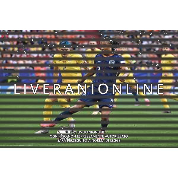 Romania vs Olanda - UEFA EURO 2024 nella foto Andrei Ratiu (Romania) e Nathan Ake\' (Olanda) Monaco di Baviera (GER) 02-07-2024 Munich Football Arena - Allianz Arena Campionato Europeo di Calcio - UEFA EURO 2024 ottavi di finale foto Roberto Garavaglia/Agenzia Aldo Liverani sas/ AGENZIA ALDO LIVERANI SAS