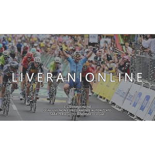 03-07-2024 Tour De France; Tappa 05 Saint Jean De Maurienne - Saint Vulbas; 2024, Astana Qazaqstan; Cavendish, Mark; Saint Vulbas; ©SIROTTI / AGENZIA ALDO LIVERANI SAS