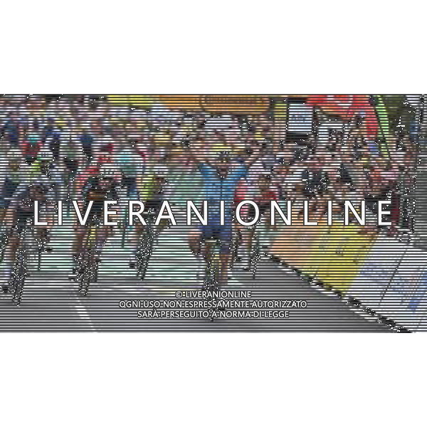 03-07-2024 Tour De France; Tappa 05 Saint Jean De Maurienne - Saint Vulbas; 2024, Astana Qazaqstan; Cavendish, Mark; Saint Vulbas; ©SIROTTI / AGENZIA ALDO LIVERANI SAS