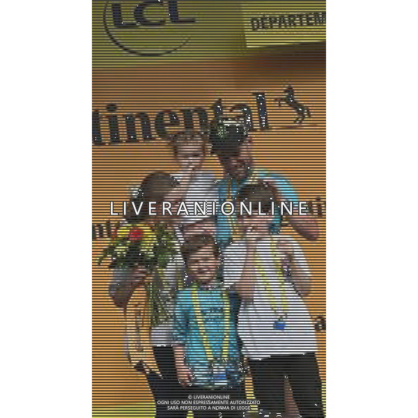 03-07-2024 Tour De France; Tappa 05 Saint Jean De Maurienne - Saint Vulbas; 2024, Astana Qazaqstan; Cavendish, Mark; Figli Cavendish, Mark; Saint Vulbas; ©SIROTTI / AGENZIA ALDO LIVERANI SAS