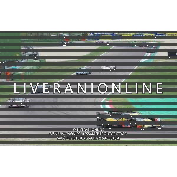 IMOLA 07 07 2024 AUTODROMO ENZO E DINO FERRARI ELMS 4 ORE IMOLA NELLA FOTO CURVA TOSA DAVANTI PANIS RACING CON I PILOTI ARTHUR LECLERC CHARLES LIESI E MANUEL MALDONADO ©SANNA/AGENZIA ALDO LIVERANI SAS