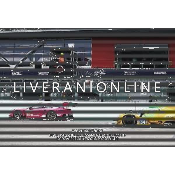 IMOLA 07 07 2024 AUTODROMO ENZO E DINO FERRARI ELMS 4 ORE IMOLA NELLA FOTO VINCITORI LPM 2 IRON DAMES BOVY SARAH,FREY RACHEL E GATTING MICHELLE ELMS 4 ORE IMOLA ©SANNA/AGENZIA ALDO LIVERANI SAS