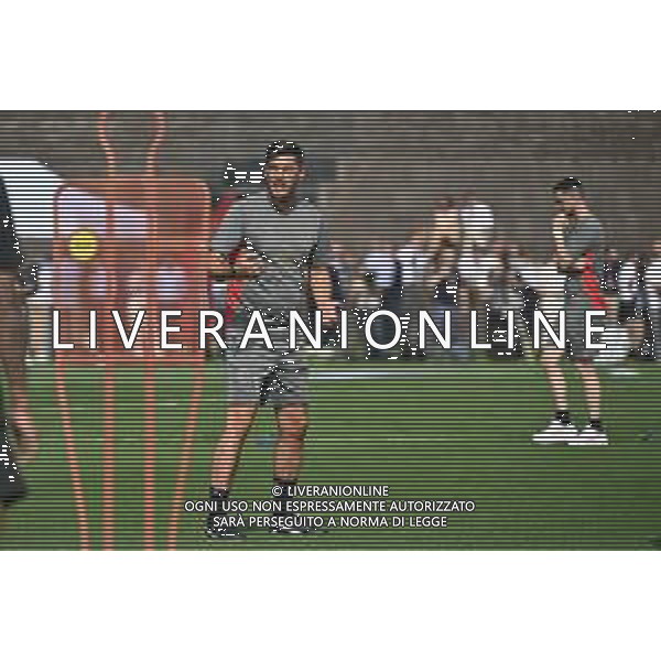 TVRG Primo allenamento Milan nella foto Paulo Fonseca allenatore Milan Carnago (VA) 08-07-2024 Primo allenamento del Milan presso il centro sportivo Milanello in preparazione della stagione 2024-2025 foto Roberto Garavaglia/Agenzia Aldo Liverani sas