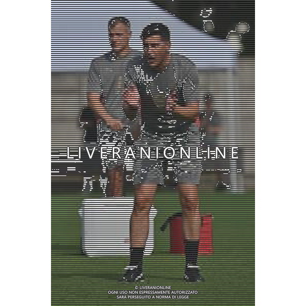 TVRG Primo allenamento Milan nella foto Paulo Fonseca allenatore Milan Carnago (VA) 08-07-2024 Primo allenamento del Milan presso il centro sportivo Milanello in preparazione della stagione 2024-2025 foto Roberto Garavaglia/Agenzia Aldo Liverani sas