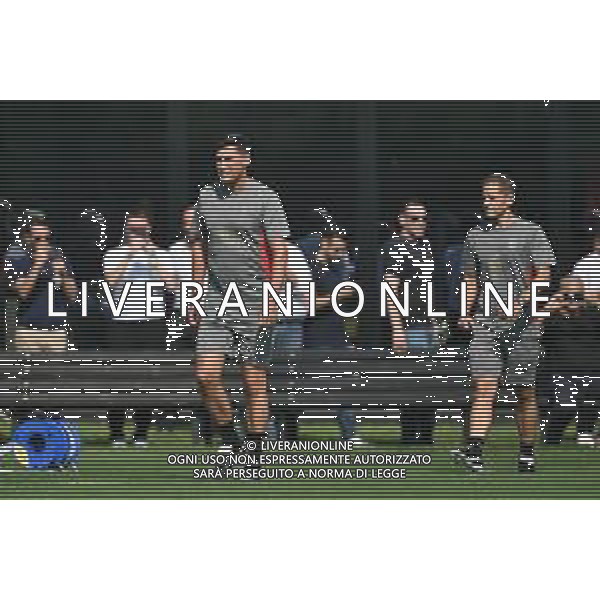 TVRG Primo allenamento Milan nella foto Paulo Fonseca allenatore Milan Carnago (VA) 08-07-2024 Primo allenamento del Milan presso il centro sportivo Milanello in preparazione della stagione 2024-2025 foto Roberto Garavaglia/Agenzia Aldo Liverani sas