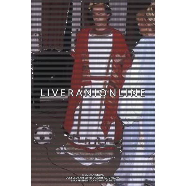 DIAP-RETROSPETTIVA FRANCO SCOGLIO ALLENATORE CALCIO NELLA FOTO FRANCO SCOGLIO NELL\'ANNO 1989 A GENOVA FOTO GIORGIO RAVEZZANI-AG ALDO LIVERANI SAS