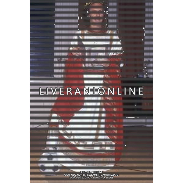 DIAP-RETROSPETTIVA FRANCO SCOGLIO ALLENATORE CALCIO NELLA FOTO FRANCO SCOGLIO NELL\'ANNO 1989 A GENOVA FOTO GIORGIO RAVEZZANI-AG ALDO LIVERANI SAS