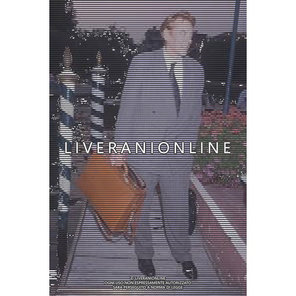 DIAP-RETROSPETTIVA DONALD SUTHERLAND ATTORE NELLA FOTO DONALD SUTHERLAND NELL\'ANNO 1991 A VENEZIA AG ALDO LIVERANI SAS 