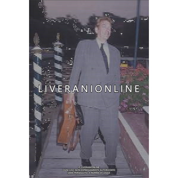 DIAP-RETROSPETTIVA DONALD SUTHERLAND ATTORE NELLA FOTO DONALD SUTHERLAND NELL\'ANNO 1991 A VENEZIA AG ALDO LIVERANI SAS 