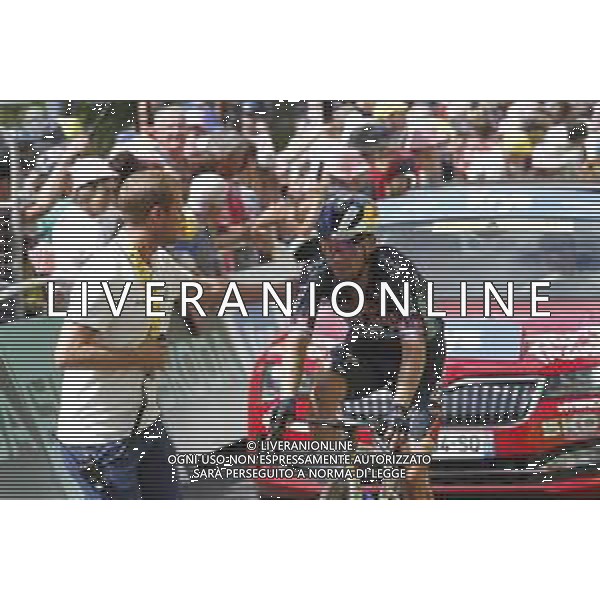 10-07-2024 Tour De France; Tappa 11 Evaux Les Bains - Le Lioran; 2024, Red Bull - Bora - Hansgrohe; Roglic, Primoz; Le Lioran; ©SIROTTI / AGENZIA ALDO LIVERANI SAS