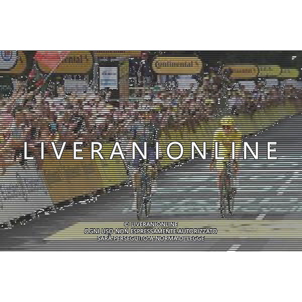 10-07-2024 Tour De France; Tappa 11 Evaux Les Bains - Le Lioran; 2024, Visma - Lease A Bike; Vingegaard, Jonas; Le Lioran; ©SIROTTI / AGENZIA ALDO LIVERANI SAS