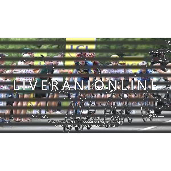 10-07-2024 Tour De France; Tappa 11 Evaux Les Bains - Le Lioran; 2024, Lidl - Trek; Ciccone, Giulio; Col De Font De Cere; ©SIROTTI / AGENZIA ALDO LIVERANI SAS