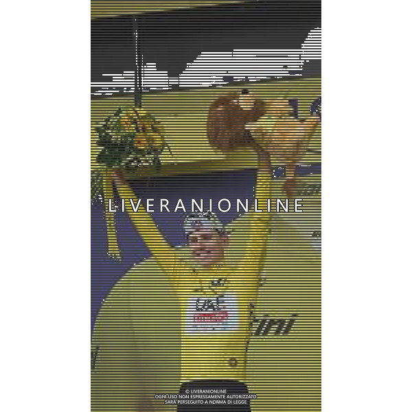 12-07-2024 Tour De France; Tappa 13 Agen - Pau; 2024, Uae Team Emirates; Pogacar, Tadej; Pau; ©SIROTTI/ AGENZIA ALDO LIVERANI SAS