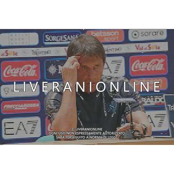 RITIRO NAPOLI CALCIO A DIMARO 13.07.2024 NELLA FOTO CONFERENZA STAMPA DEL NUOVO ALLENATORE ANTONIO CONTE ©MOSCA/ AGENZIA ALDO LIVERANI SAS