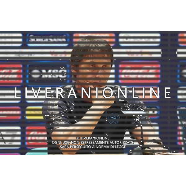 RITIRO NAPOLI CALCIO A DIMARO 13.07.2024 NELLA FOTO CONFERENZA STAMPA DEL NUOVO ALLENATORE ANTONIO CONTE ©MOSCA/ AGENZIA ALDO LIVERANI SAS