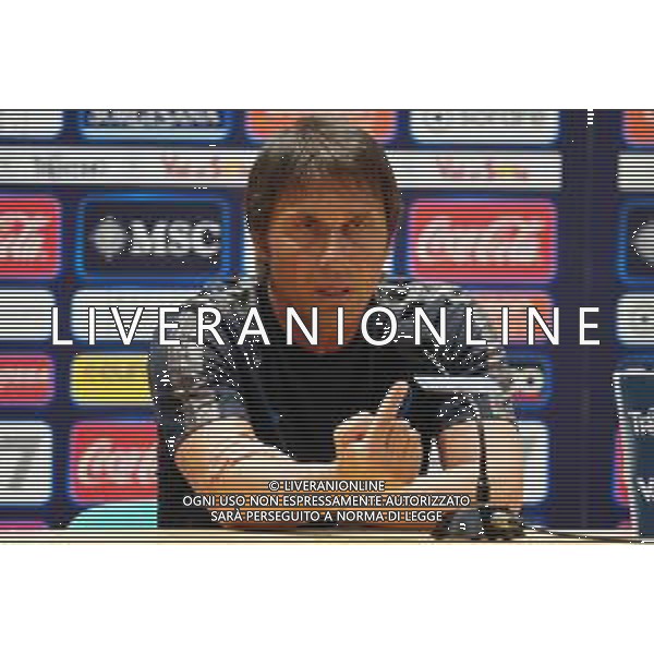 RITIRO NAPOLI CALCIO A DIMARO 13.07.2024 NELLA FOTO CONFERENZA STAMPA DEL NUOVO ALLENATORE ANTONIO CONTE ©MOSCA/ AGENZIA ALDO LIVERANI SAS