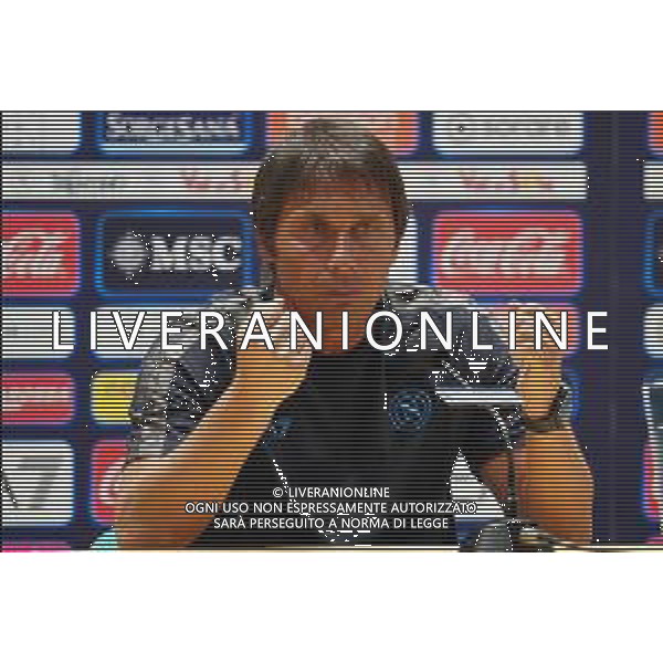 RITIRO NAPOLI CALCIO A DIMARO 13.07.2024 NELLA FOTO CONFERENZA STAMPA DEL NUOVO ALLENATORE ANTONIO CONTE ©MOSCA/ AGENZIA ALDO LIVERANI SAS