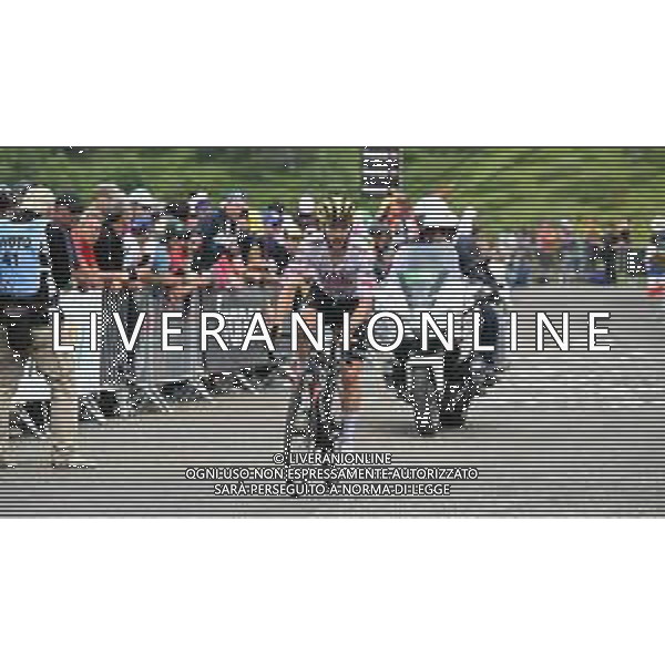 13-07-2024 Tour De France; Tappa 14 Pau - Saint Lary Soulan; 2024, Uae Team Emirates; Yates, Adam; Saint Lary Soulan; ©SIROTTI/AGENZIA ALDO LIVERANI SAS