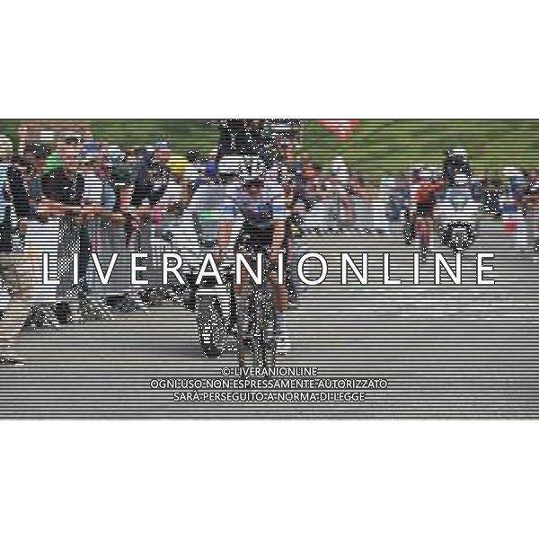 13-07-2024 Tour De France; Tappa 14 Pau - Saint Lary Soulan; 2024, Soudal - Quick Step; Evenepoel, Remco; Saint Lary Soulan; ©SIROTTI/AGENZIA ALDO LIVERANI SAS