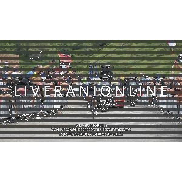 13-07-2024 Tour De France; Tappa 14 Pau - Saint Lary Soulan; 2024, Visma - Lease A Bike; Vingegaard, Jonas; Saint Lary Soulan; ©SIROTTI/AGENZIA ALDO LIVERANI SAS
