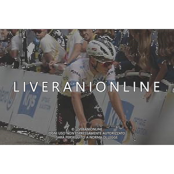 13-07-2024 Tour De France; Tappa 14 Pau - Saint Lary Soulan; 2024, Soudal - Quick Step; Evenepoel, Remco; Saint Lary Soulan; ©SIROTTI/AGENZIA ALDO LIVERANI SAS