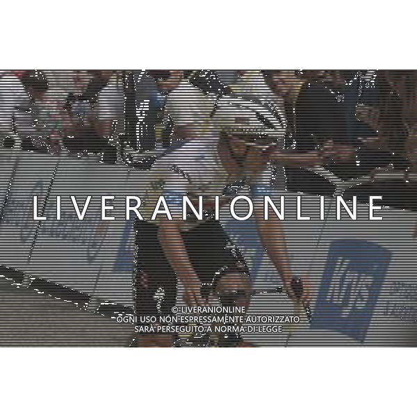 13-07-2024 Tour De France; Tappa 14 Pau - Saint Lary Soulan; 2024, Soudal - Quick Step; Evenepoel, Remco; Saint Lary Soulan; ©SIROTTI/AGENZIA ALDO LIVERANI SAS