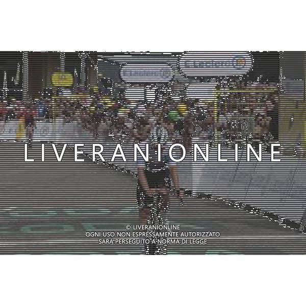 13-07-2024 Tour De France; Tappa 14 Pau - Saint Lary Soulan; 2024, Soudal - Quick Step; Evenepoel, Remco; Saint Lary Soulan; ©SIROTTI/AGENZIA ALDO LIVERANI SAS