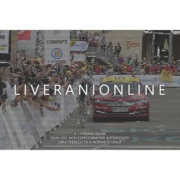 13-07-2024 Tour De France; Tappa 14 Pau - Saint Lary Soulan; 2024, Visma - Lease A Bike; Vingegaard, Jonas; Saint Lary Soulan; ©SIROTTI/AGENZIA ALDO LIVERANI SAS